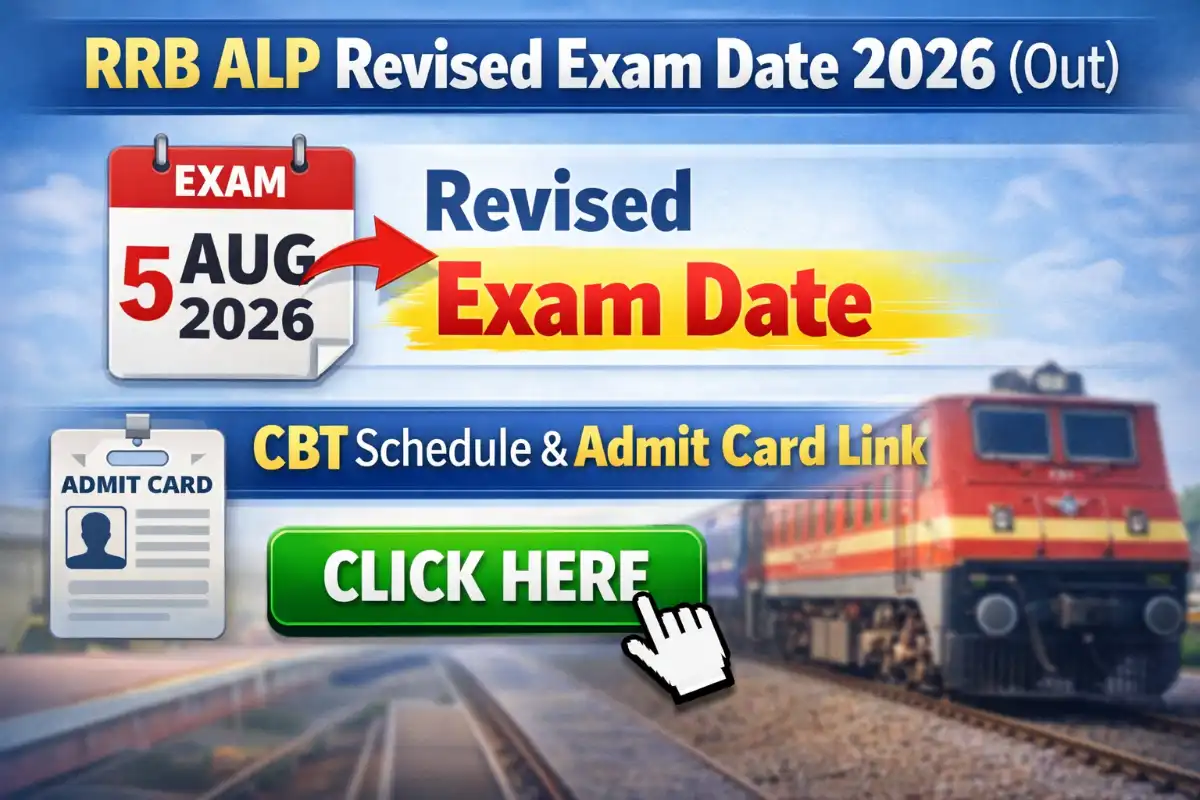 RRB ALP Revised Exam Date 2026