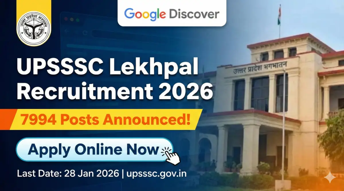 UPSSSC Lekhpal Online Form 2026
