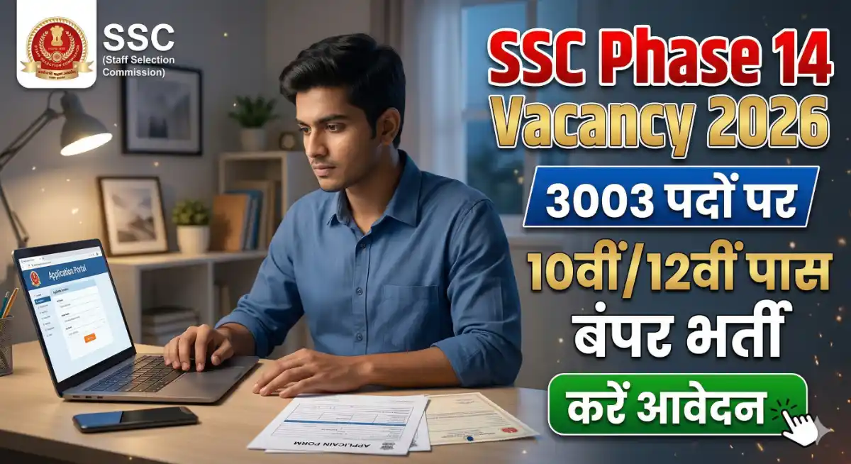 SSC Phase 14 Vacancy 2026 Online Form