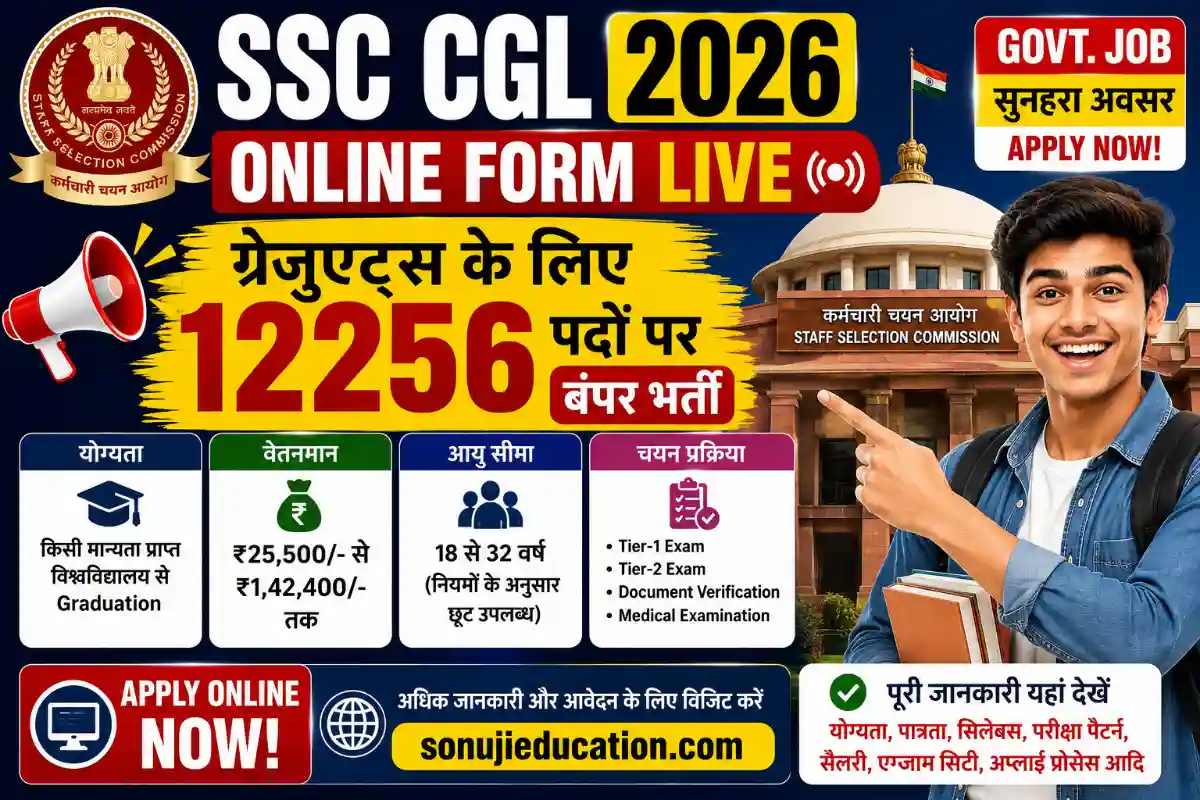 SSC CGL 2026 Online Form