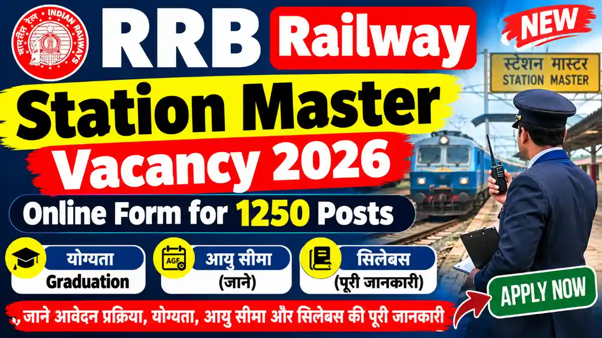 RRB Railway Station Master Vacancy 2026