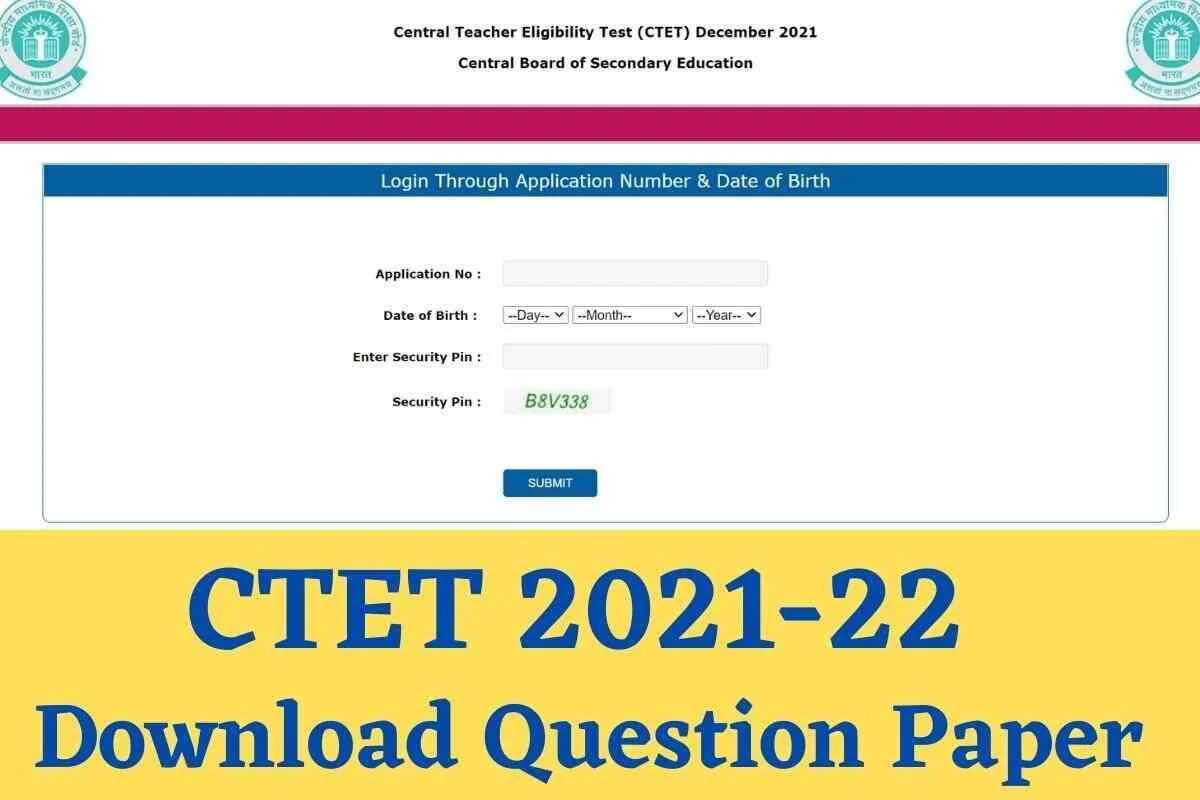CTET Answer Key 2022