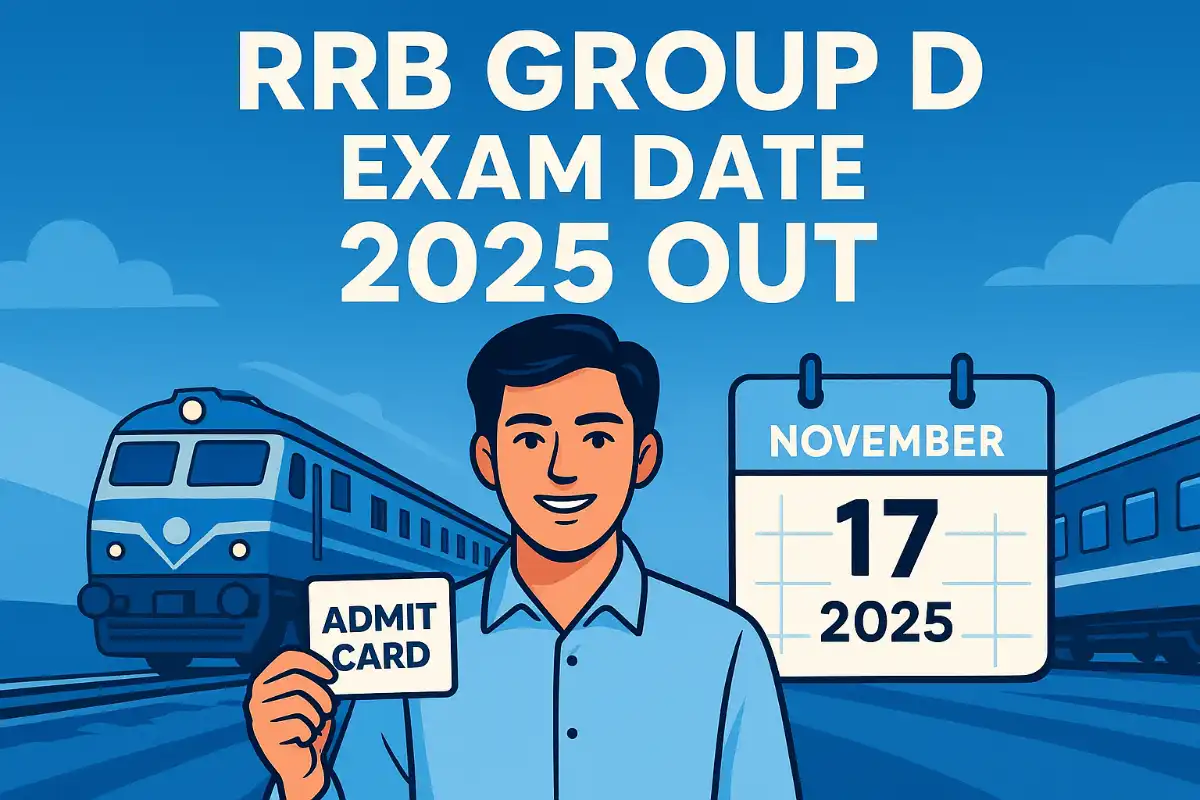 RRB Railway Group D Exam Date 2025