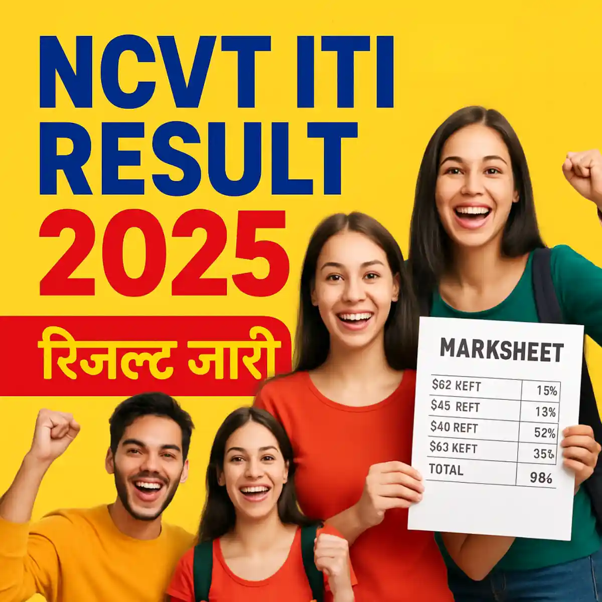 NCVT ITI Result 2025