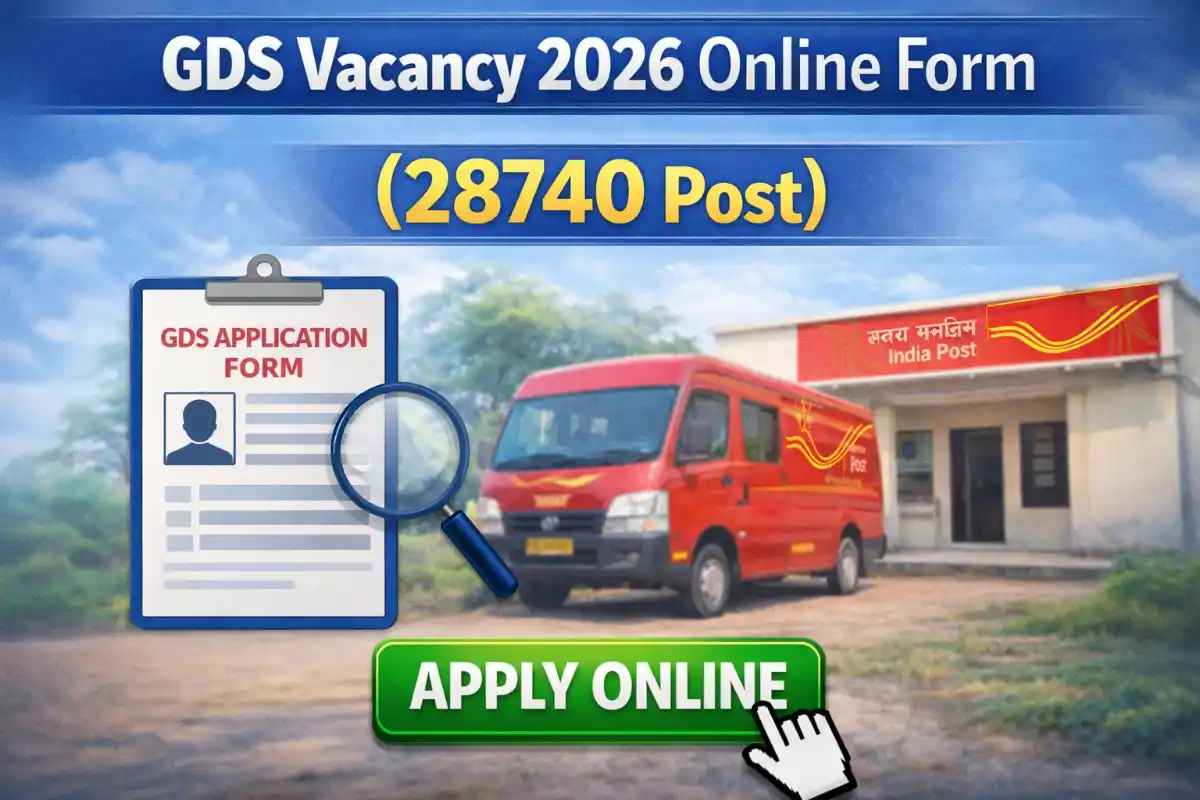 India Post GDS Gramin Dak Sevak Recruitment Online Form 2026