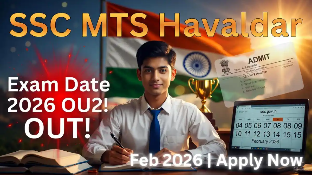 SSC MTS Havaldar Exam Date 2026
