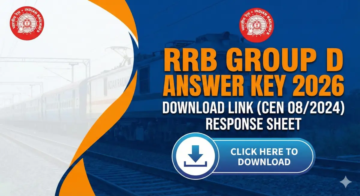 RRB Group D Answer Key 2026 Download