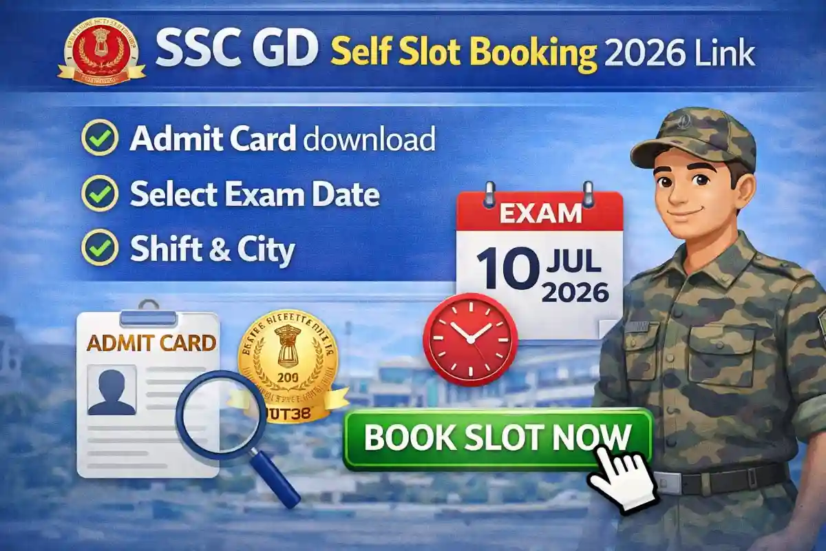 SSC GD Self Slot Booking 2026 Link
