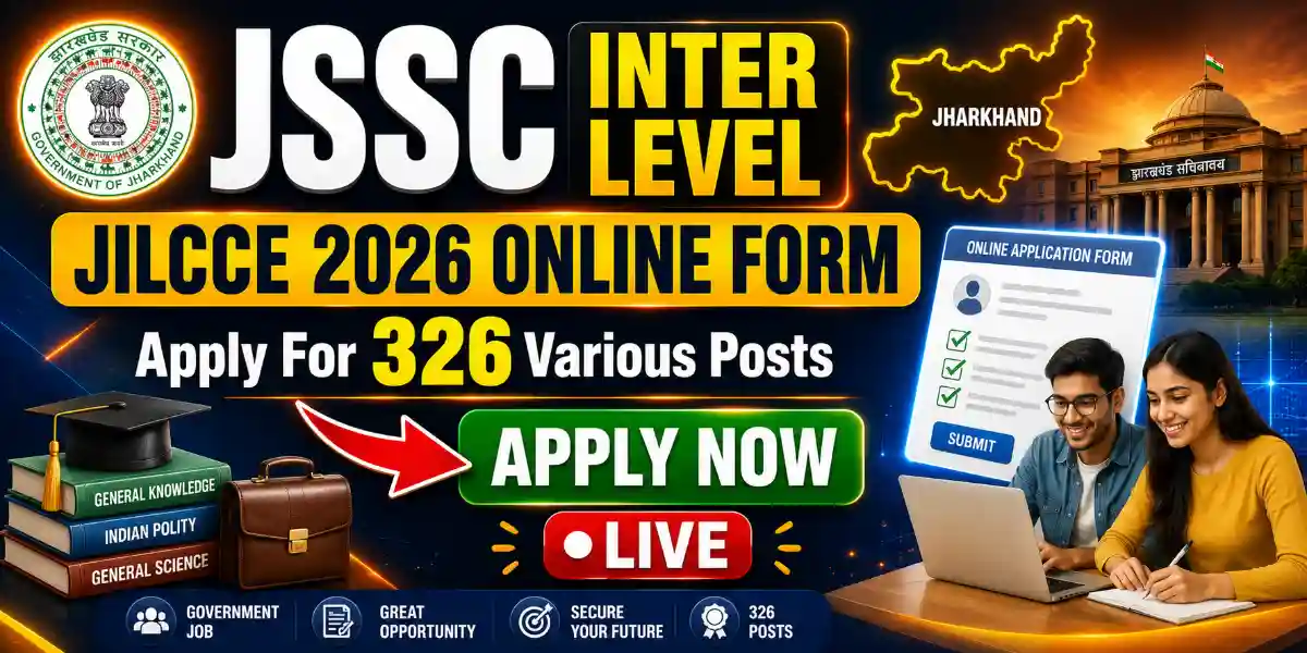JSSC Inter Level JILCCE 2026 Online Form